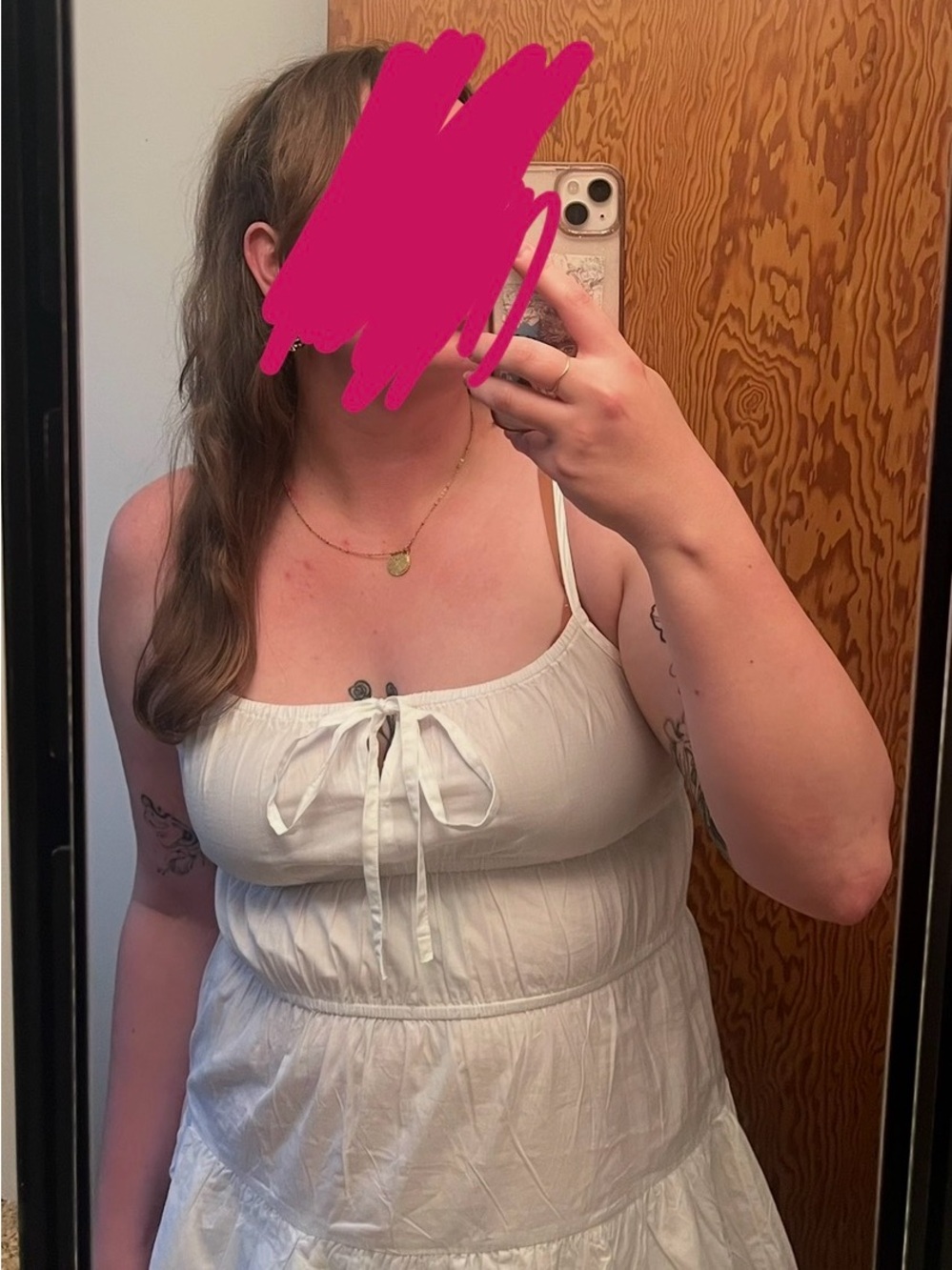 White babydoll dress